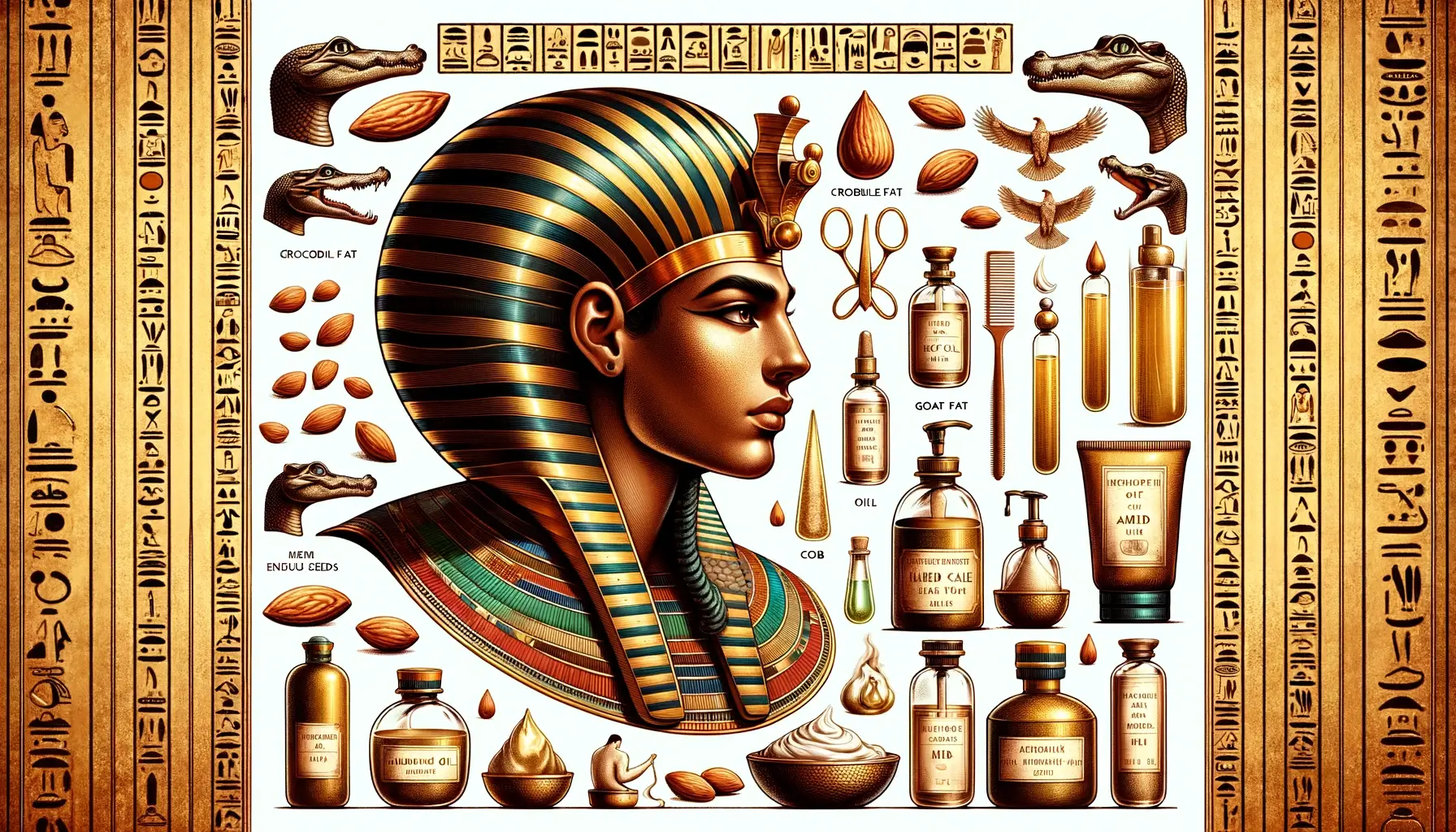 Les soins capillaires des pharaons