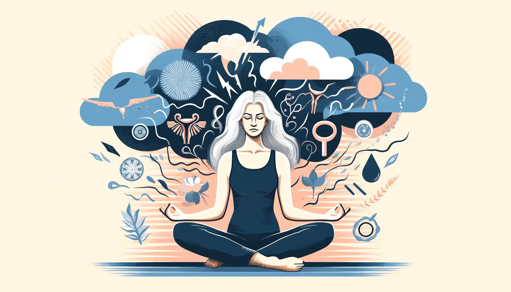 Le stress et la ménopause : une cause de perte de cheveux accrue